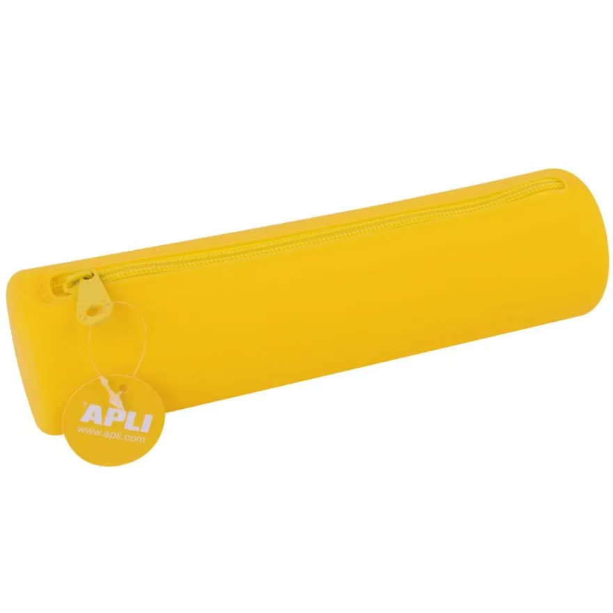 Apli Fluor - Trousse ronde 1 compartiment - silicone - disponible dans différentes couleurs