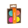 Apli Fluor Collection - 4 aimants - couleurs assorties