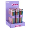 Apli Glitter - Crayon HB avec embout gomme - disponible dans différentes couleurs