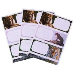 Apli Jungle - 9 Étiquettes scolaires - 36 x 81 mm