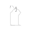 APLI kids - 100 Etiquettes - 36 x 53 mm - blanc