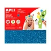 APLI kids - 1 feuille mousse - EVA - 60 x 40 x 0.2 cm - or pailleté