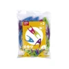 Apli Kids - 30 pinces en plastique - bleu, jaune, vert, lilas, fuchsia