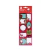 Apli kids - 16 étiquettes cadeau - 100 x 305 mm - Noël/pink x'mas