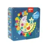 Apli Kids - Boîte métallique jeu de gommettes - Lune