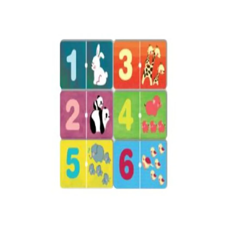 Apli Kids - Jeu de dominos - chiffres & animaux