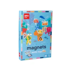 Apli Kids - Jeu magnétique Cartes du monde