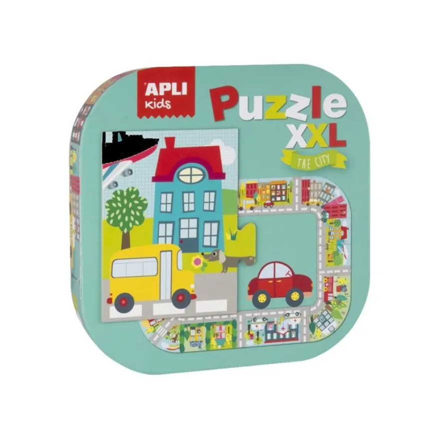 Apli Kids - Puzzle 24 pièces - la ville