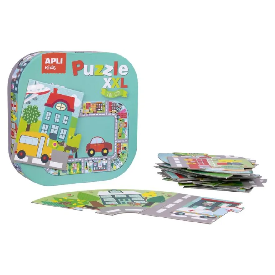 Apli Kids - Puzzle 24 pièces - la ville
