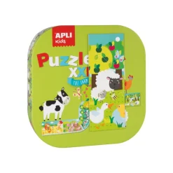 Apli Kids - Puzzle XXL 12 pièces - la ferme