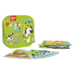 Apli Kids - Puzzle XXL 12 pièces - la ferme