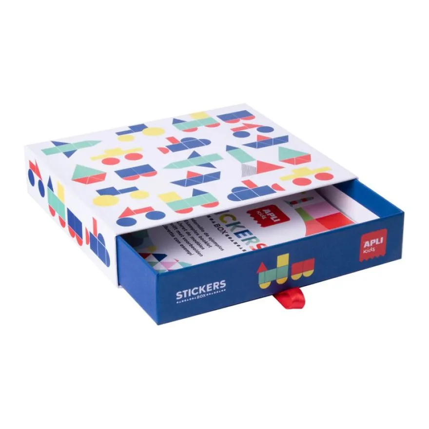 APLI kids - Stickers game geometric vehicles
