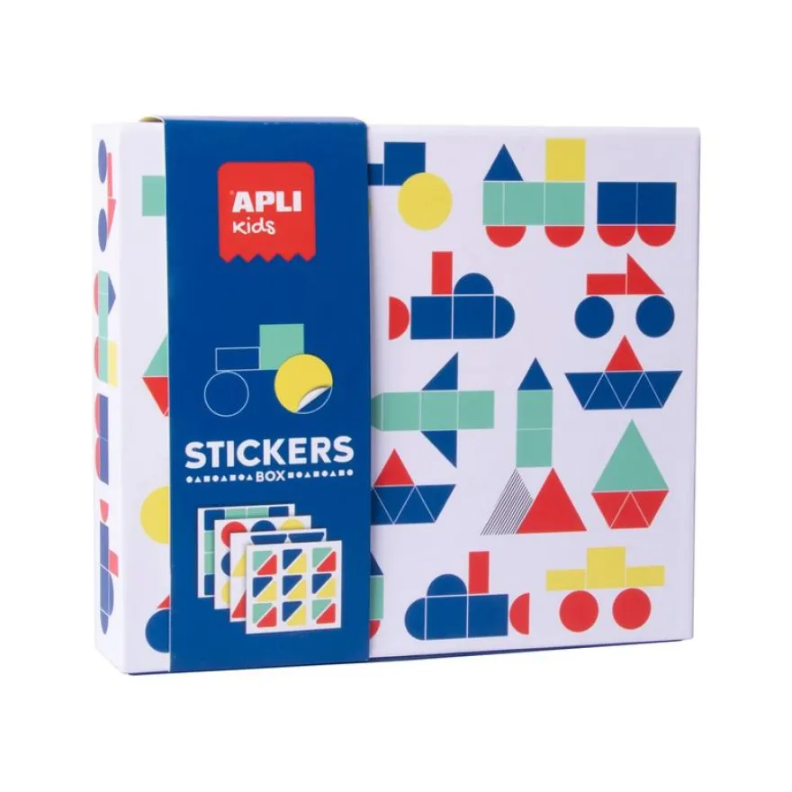 APLI kids - Stickers game geometric vehicles