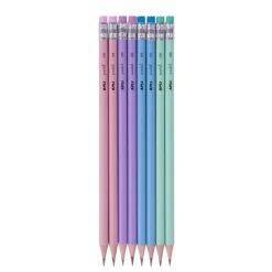 Apli Nordik - Crayon HB avec embout gomme - disponible dans différentes couleurs