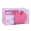Apli Nordik - Distributeur de ruban adhésif 19 mm x 33 m - rose