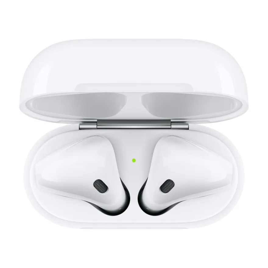 APPLE Airpods 2 (2nd Generation) - Ecouteurs sans fil bluetooth avec boitier de charge pour iPhone/iPad/Mac