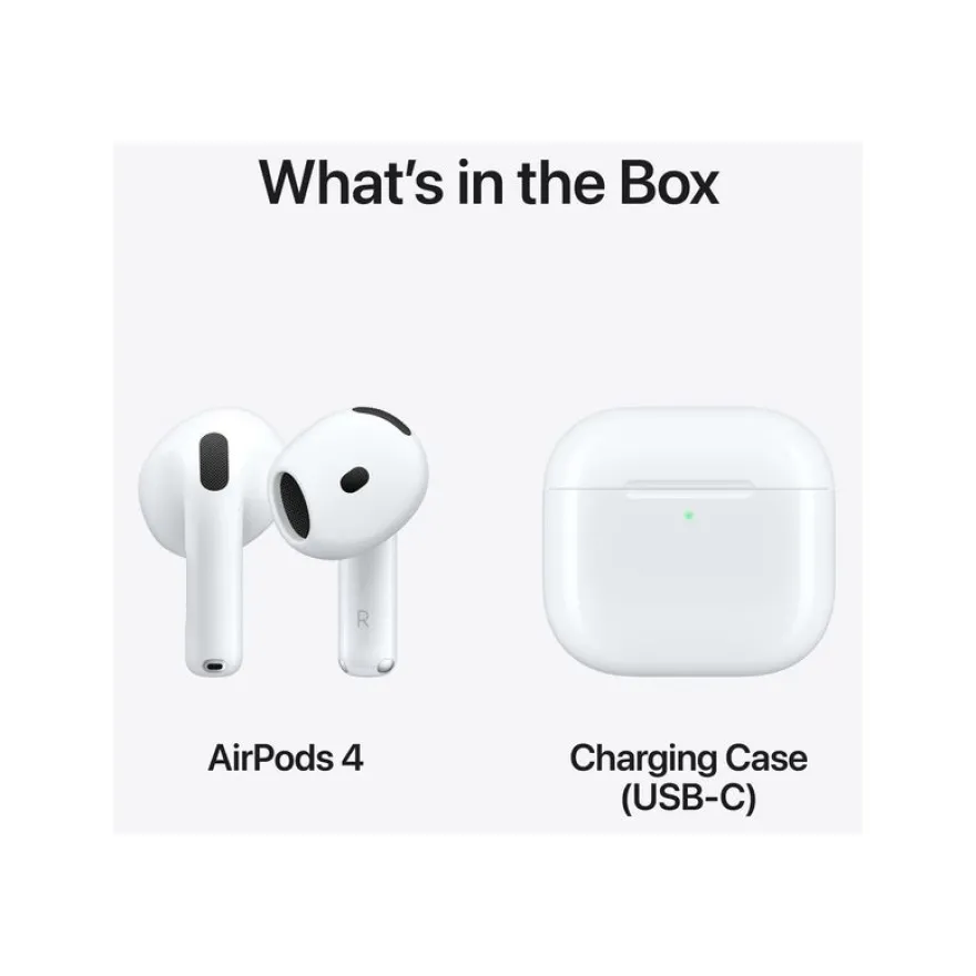 Apple AirPods 4 with Active Noise Cancellation - Écouteurs sans fil avec micro - Suppresseur de bruit actif - blanc