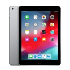Apple iPad 6 - tablette 9,7" (2018) reconditionnée grade B - 128 Go - gris coque noir