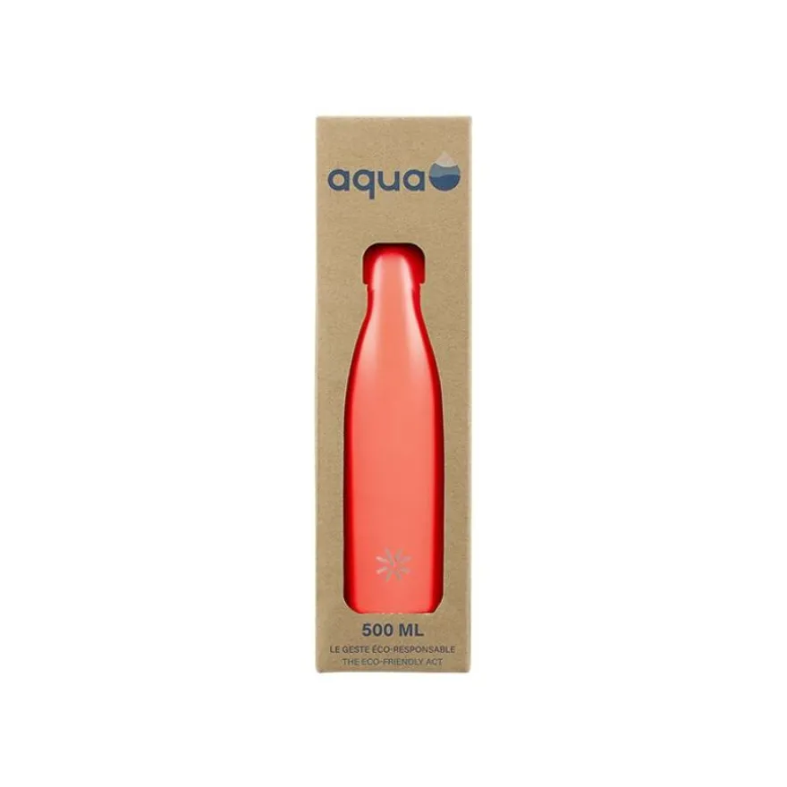 Aqua Neon - Gourde Bouteille isotherme 500 ml - double paroi - disponible dans différentes couleurs - Viquel