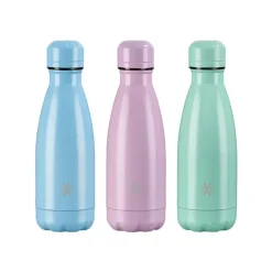 Aqua Pastel - Gourde Bouteille isotherme 350 ml - double paroi - disponible dans différentes couleurs - Viquel