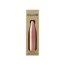 Aqua Precious Metal - Gourde Bouteille isotherme 500 ml - double paroi - disponible dans différentes couleurs - Viquel