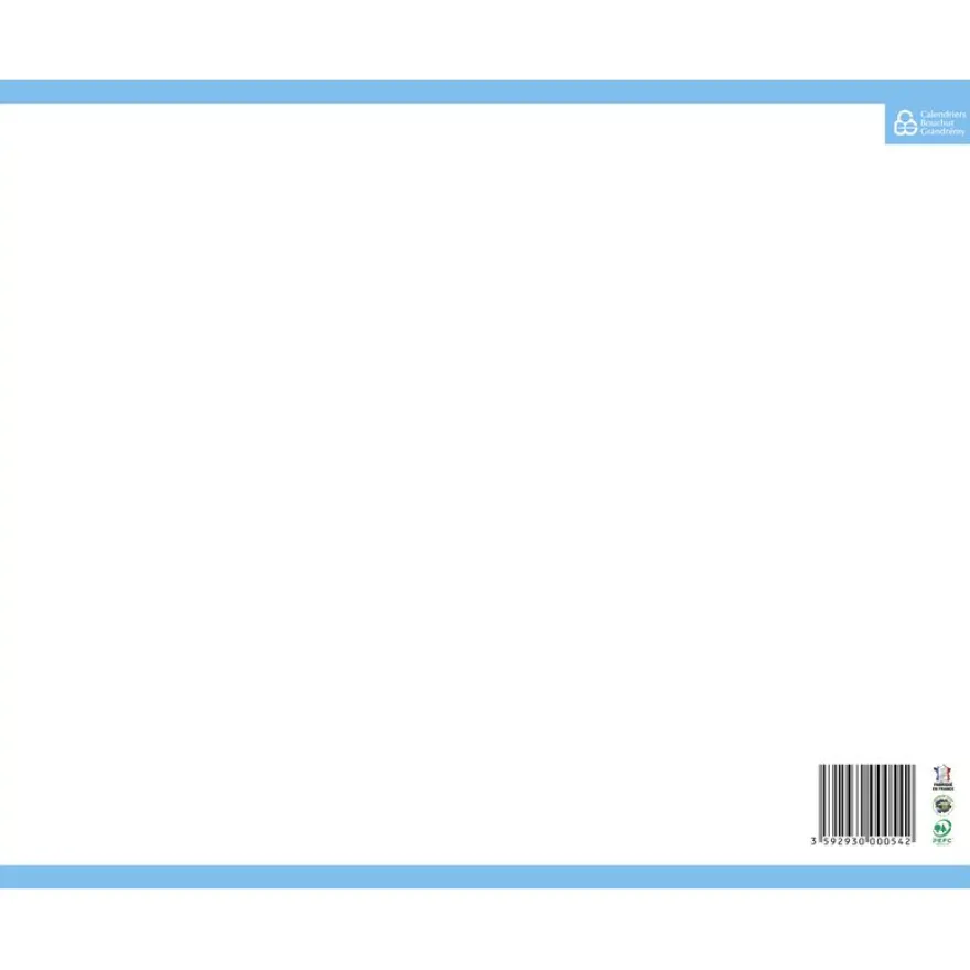 Ardoise Quadrillage Seyes - 21 x 26,5 cm - Bouchut
