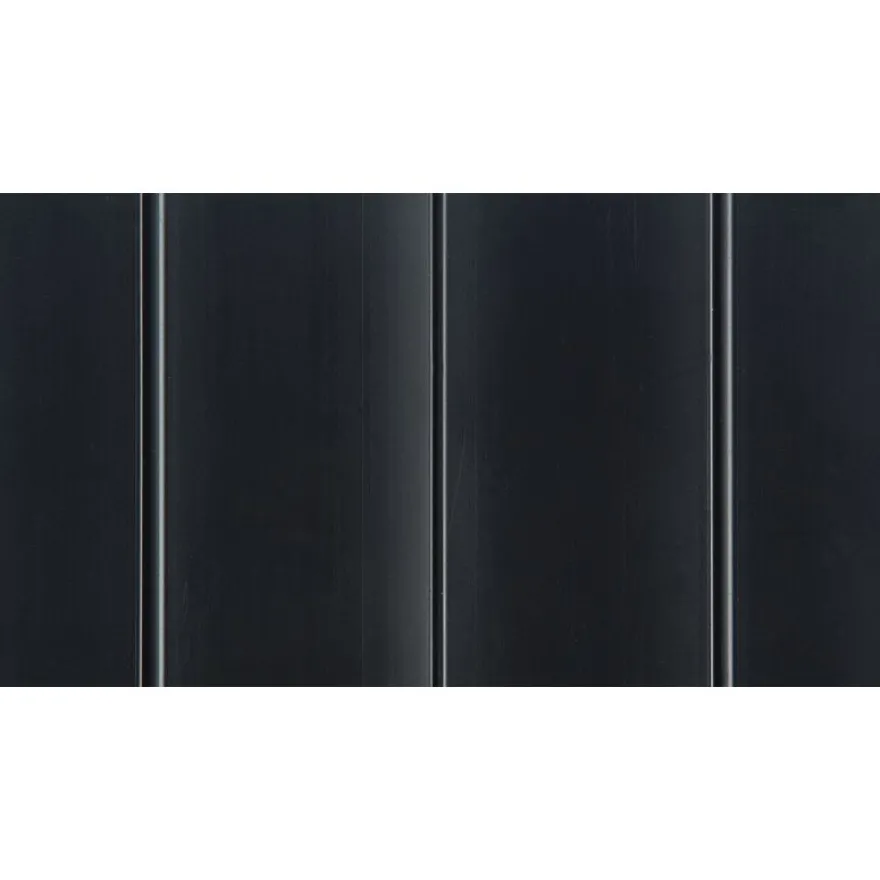 Armoire haute à rideaux - L120 x H198 x P43 cm - corps noir/rideau noir