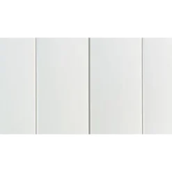 Armoire haute à rideaux - L120 x H198 x P43 cm - corps blanc/rideau blanc