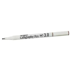 Artline - Marqueur permanent Calligraphie - pointre fibre moyenne - noir