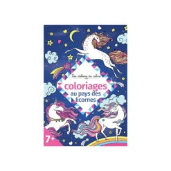 Au pays des licornes - par Notaert Amandine - livre à colorier
