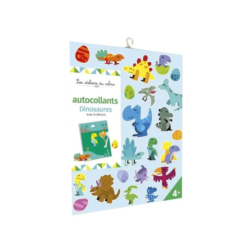Autocollants - dinosaures - 4 feuilles