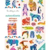 Autocollants animaux sauvages - avec 6 décors