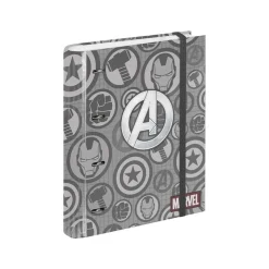 Avengers Assault - Classeur à anneaux avec élastique - A4 - 50 feuilles incluses - Karactermania