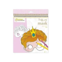Avenue Mandarine Graffy Pop - Ensemble de masque non fini - 250 g/m² - 24 feuilles - papier