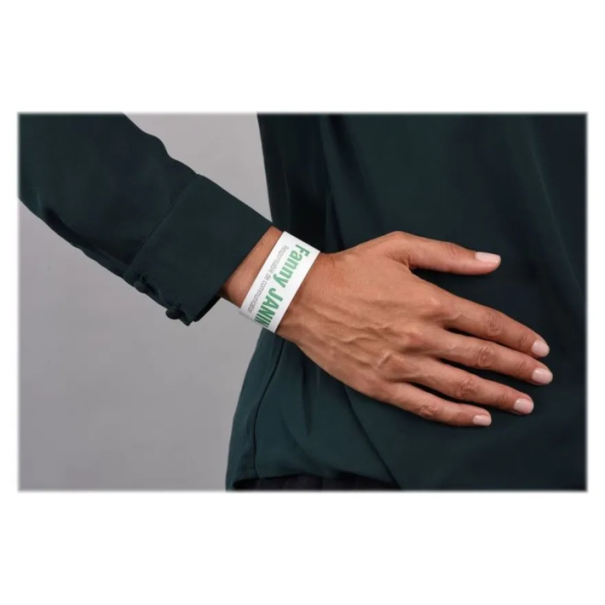 Avery - 50 bracelets indéchirables - 18 x 265 mm - blanc