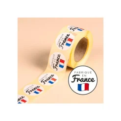 Avery - 500 Etiquettes Fabriqué en France - Adhésif décoratif - rond - 35 mm diametre - papier