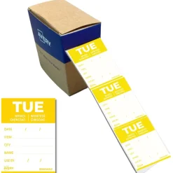 Avery - 1000 Etiquettes Jour Simples - MARDI - 25x25mm - Amovibles