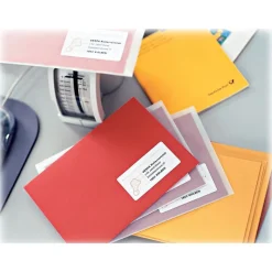 Avery - 6500 Mini Étiquettes adresse blanches - 38,1 x 21,2 mm - Impression laser - réf L7651-100