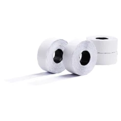 Avery - 10 rouleaux de 1200 étiquettes amovibles pour étiqueteuse 2 lignes - 16 x 26 mm - Blanc
