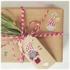 Avery - 7 stickers en sachet - 160x83x1 - lutins à paillettes