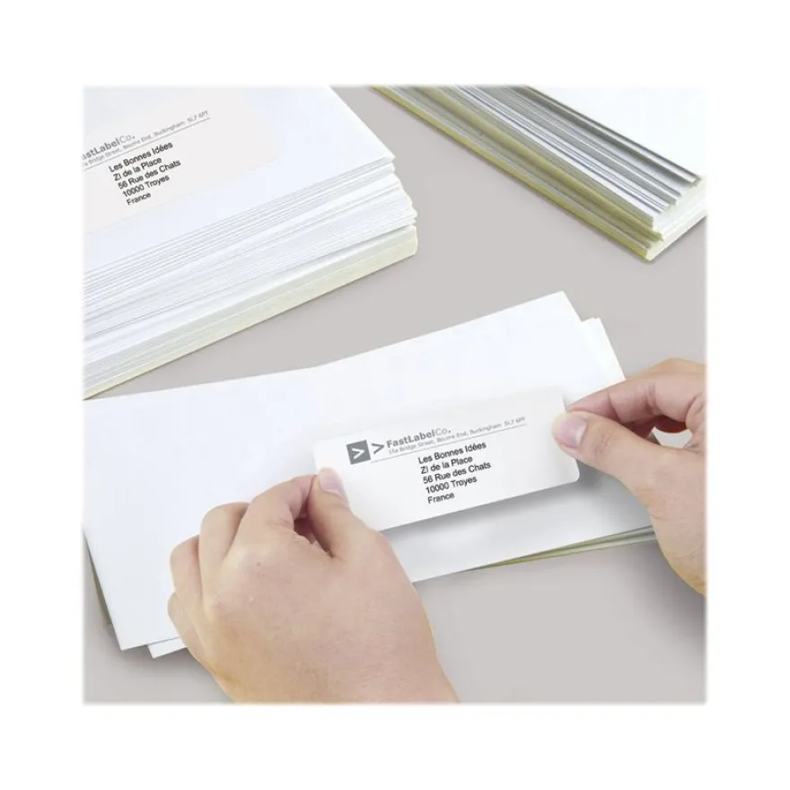 Avery - 1400 Étiquettes adresse blanches - 99,1 x 38,1 mm - Impression laser - réf L7163-100