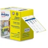 Avery - 200 Étiquettes congélation/surgélation pré-imprimées - 65 x 35 mm - boîte distributrice -