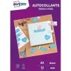 Avery - 12 Étiquettes multi-usages blanches - 199,6 x 289,1 mm - Impression jet d'encre - réf J8167-12