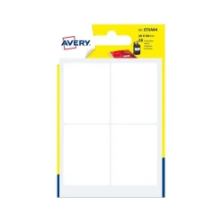 Avery - 28 Étiquettes multi-usages blanches - 38 x 50 mm - réf ETSA04