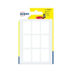 Avery - 72 Étiquettes multi-usages blanches - 20 x 32 mm - réf ETSA09