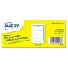Avery - 1000 étiquettes perforées - 31 x 46 mm - lignes bleu