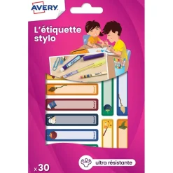 Avery - 30 étiquettes pour stylo - 50 x 10 mm - magie