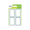 Avery - 24 Étiquettes scolaires - 36 x 56 mm - bleu/vert