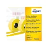 Avery - Boîte de 10 rouleaux de 1200 étiquettes de prix - 26 x 16 mm - jaune