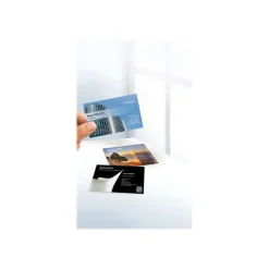 Avery - Papier pour 40 cartes de visite à bords lisses 85 x 54 mm - 240 g/m² - impression jet d'encre - 5 feuilles